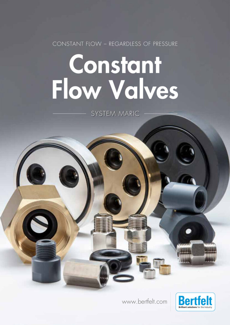 constant flow valves productsheet